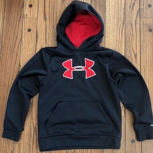 Boys Under Armour Black Sweatshirt Size Small